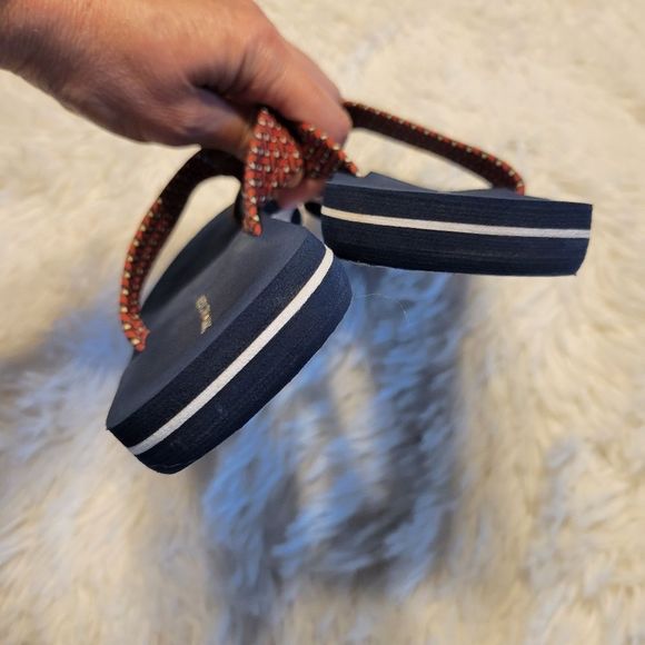 Tommy Hilfiger fabric thong sandals - Picture 4 of 7